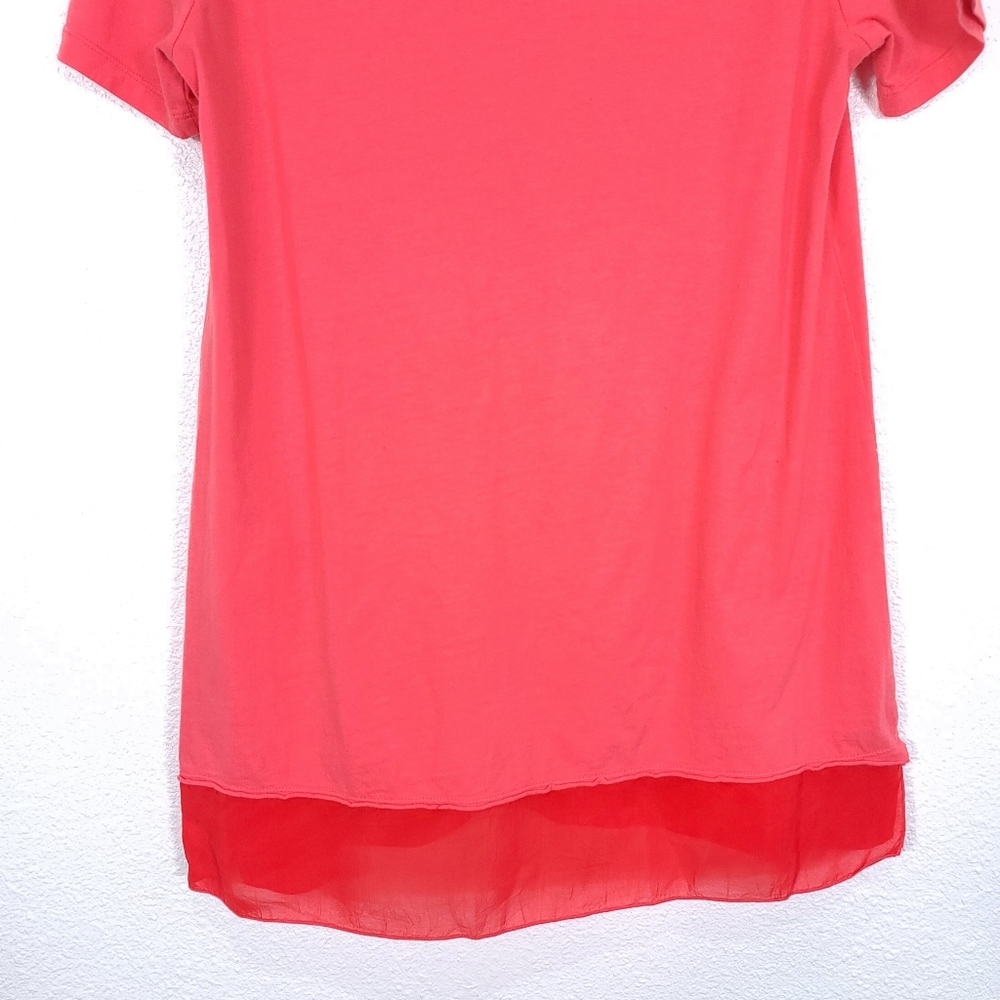 JOHNNY WAS Boho Embroidered Overlay Pink Blouse Tunic Top - Picture 8 of 9